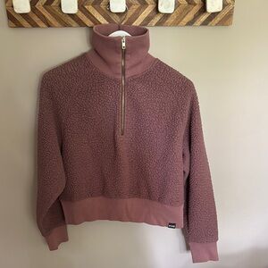 PINK Victoria's Secret Mauve Sherpa Jacket